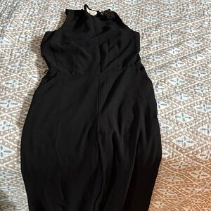 MICHAEL Michael Kors Black Sleeveless Jumpsuit